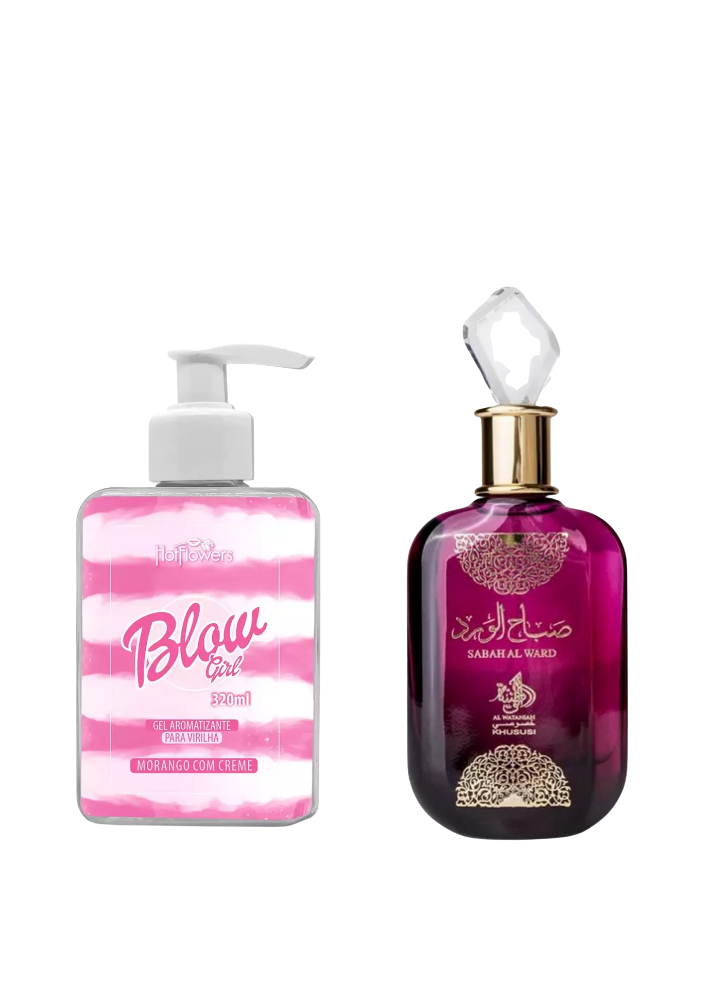 COMBO DEIXANDO UM LOUCO- SABAH AL WARD 100ML + BLOW GIRL GEL 320ML