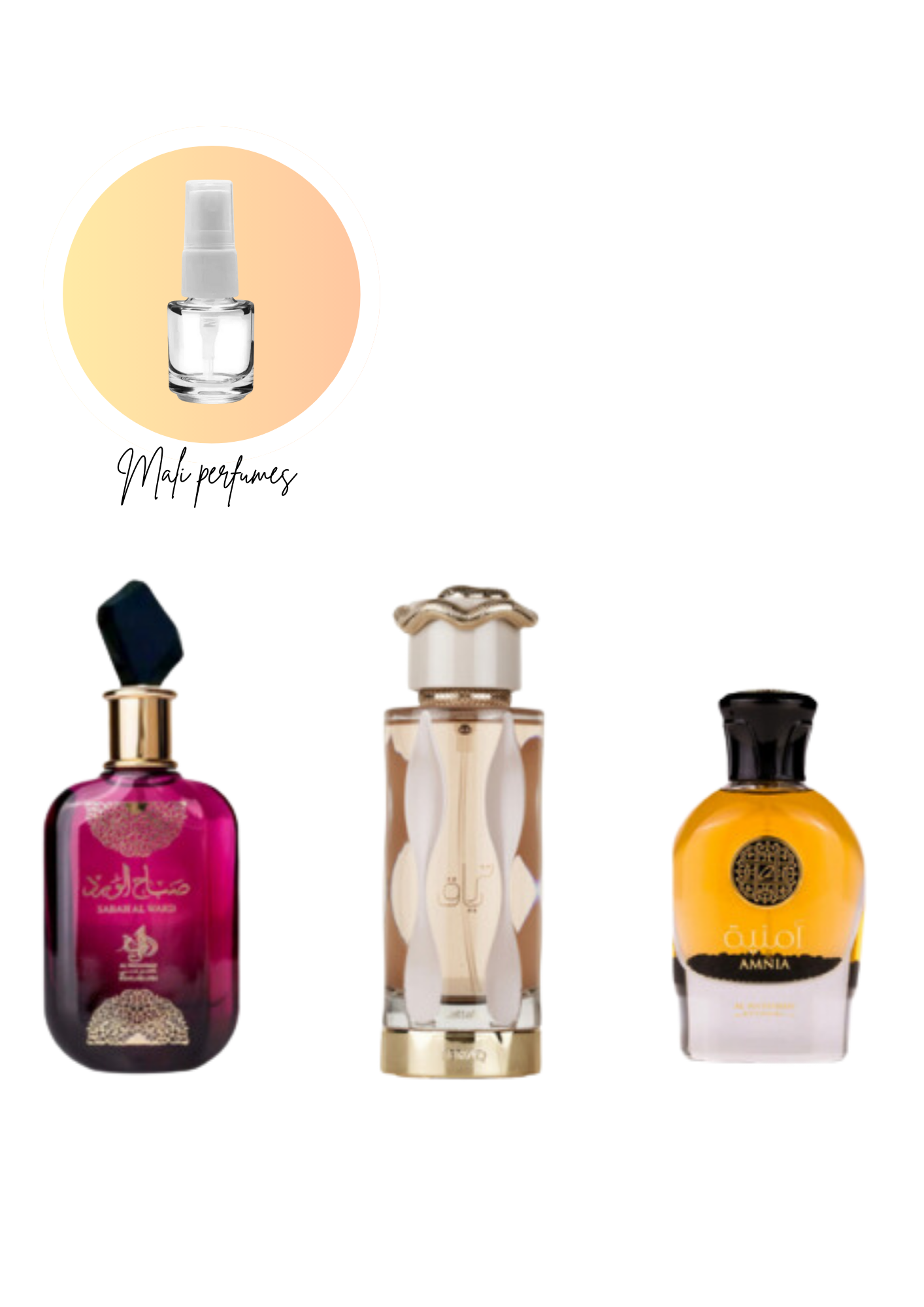 Combo Loucura   – SABAH – AMNIA – TERIAQ – Eau de Parfum