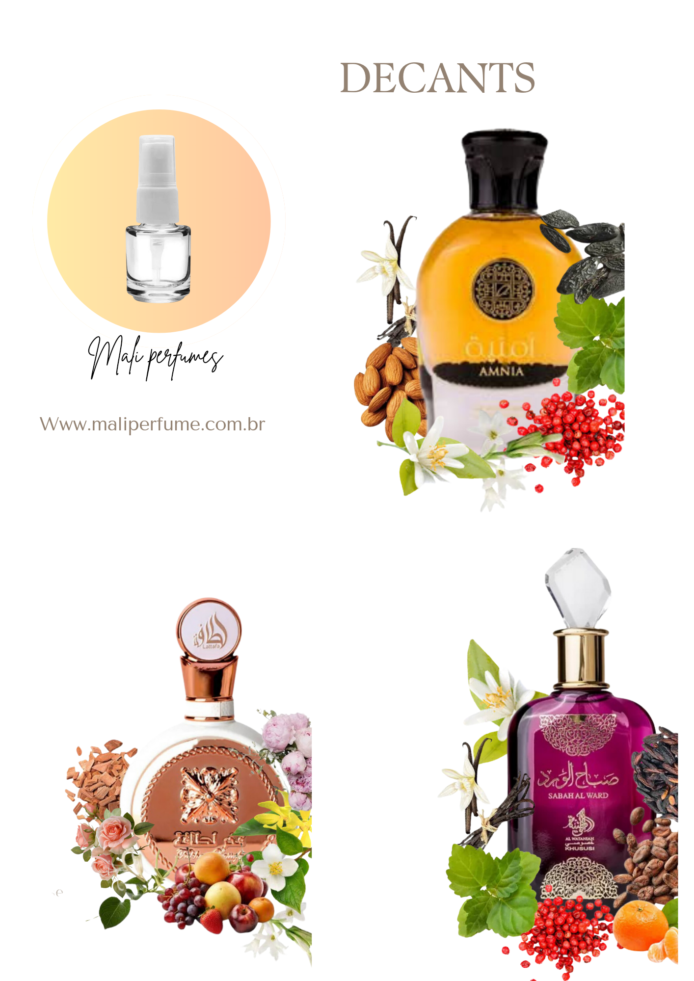 Combo sedução DECANT 5ml-10ml