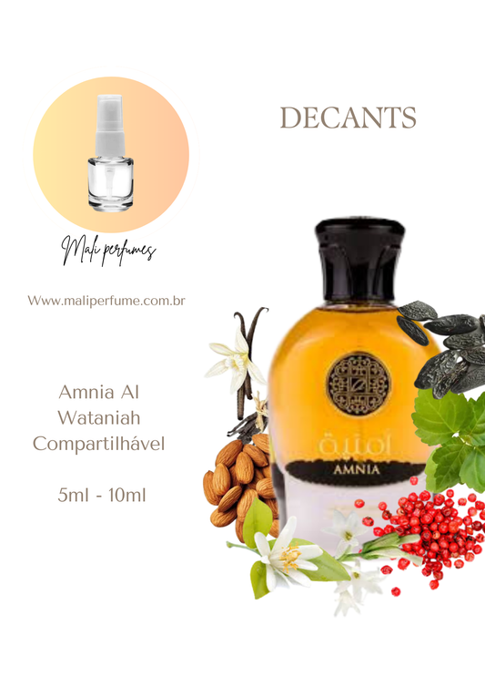 Amnia Al Wataniah Compartilhável- DECANT 5ml- 10ml