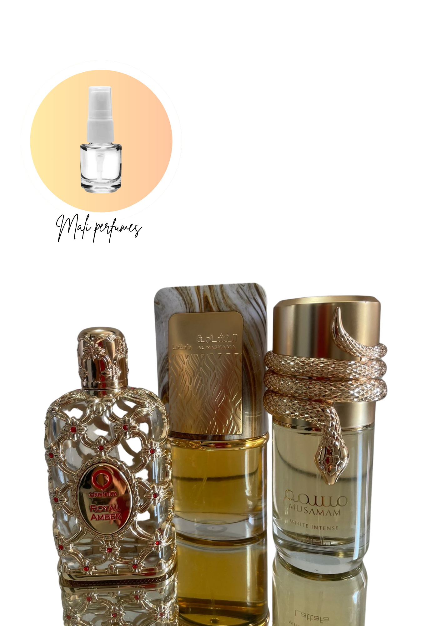 Combo PERIGOSAS - Al Nashama – Musamam – ROYAL AMBER  – Eau de Parfum- DECANTS