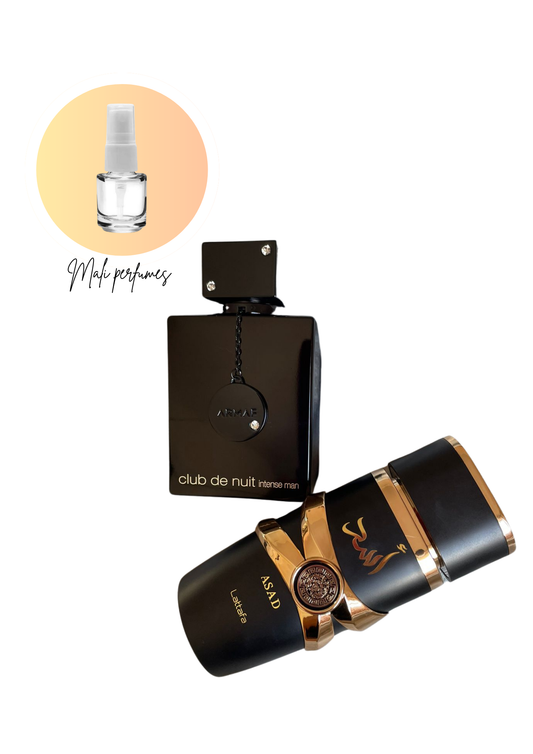 Combo Homem Poderoso- Club de Nuit intense – Asad- Decants