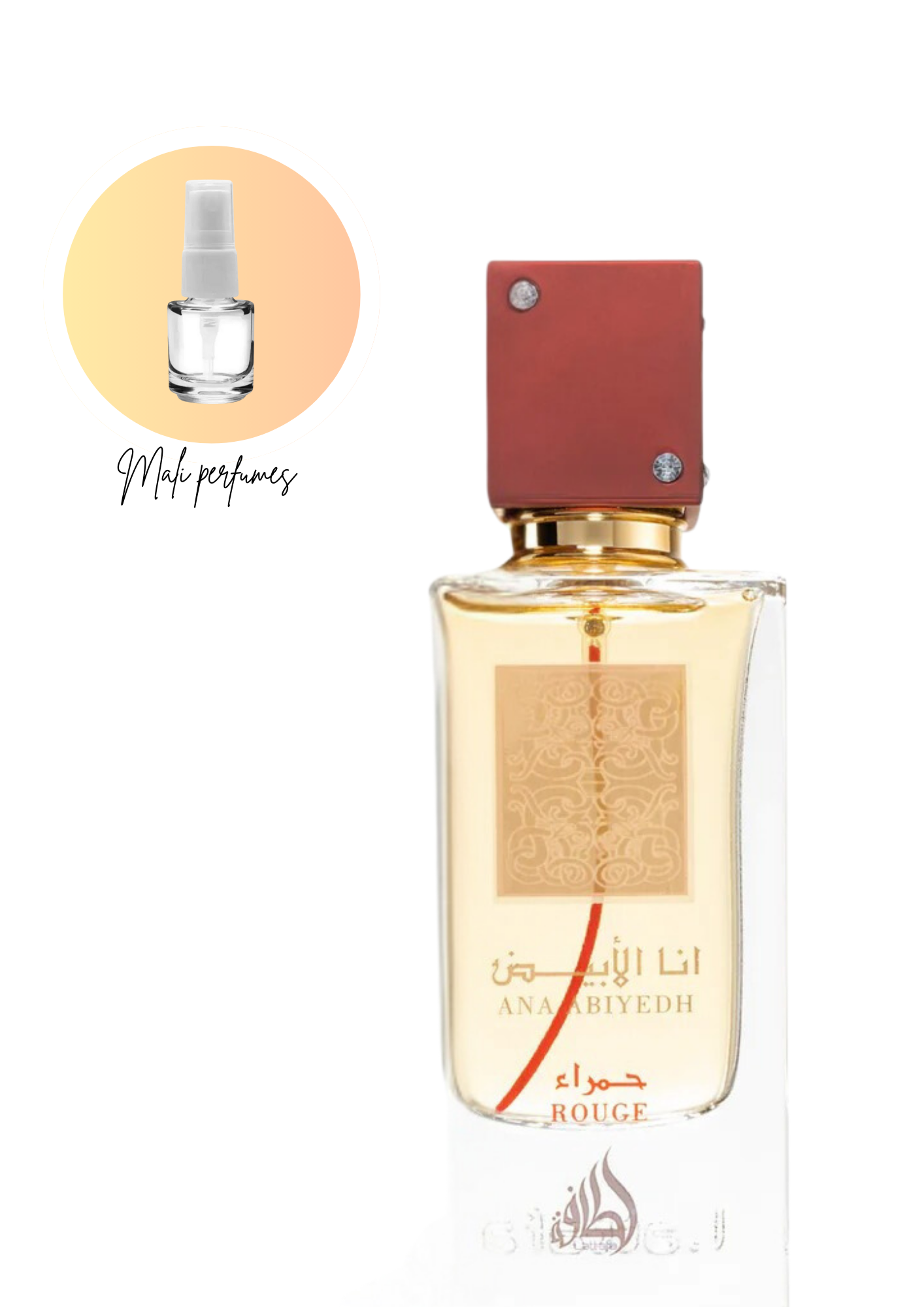 Ana Abiyedh Rouge de Lattafa EDP (Ref Olfativa Baccarat Rouge 540) - DECANT 5ml- 10ml