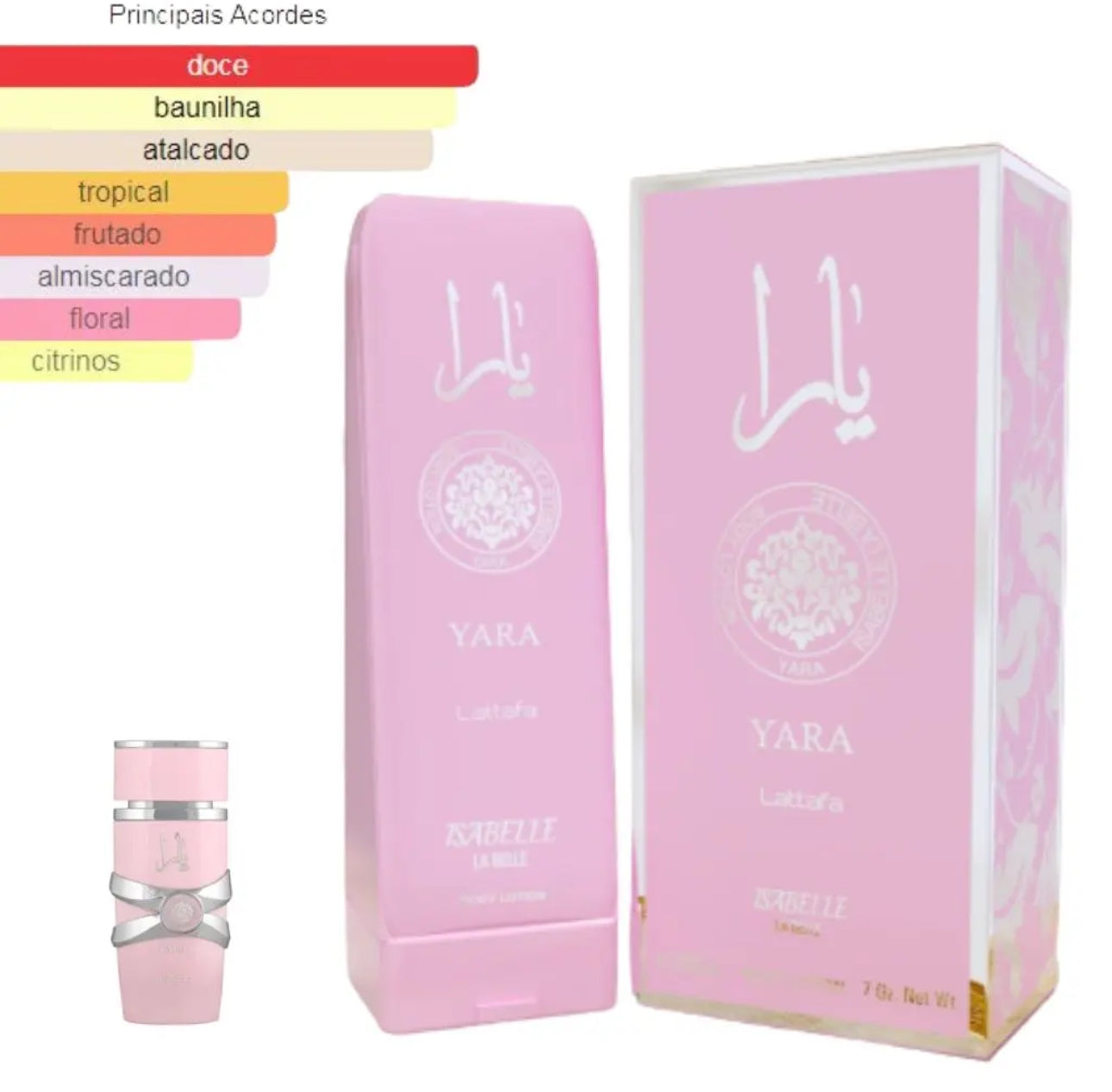 CREME HIDRATANTE YARA ISABELLE LA BELLE HIDRATAÇÃO 200ml