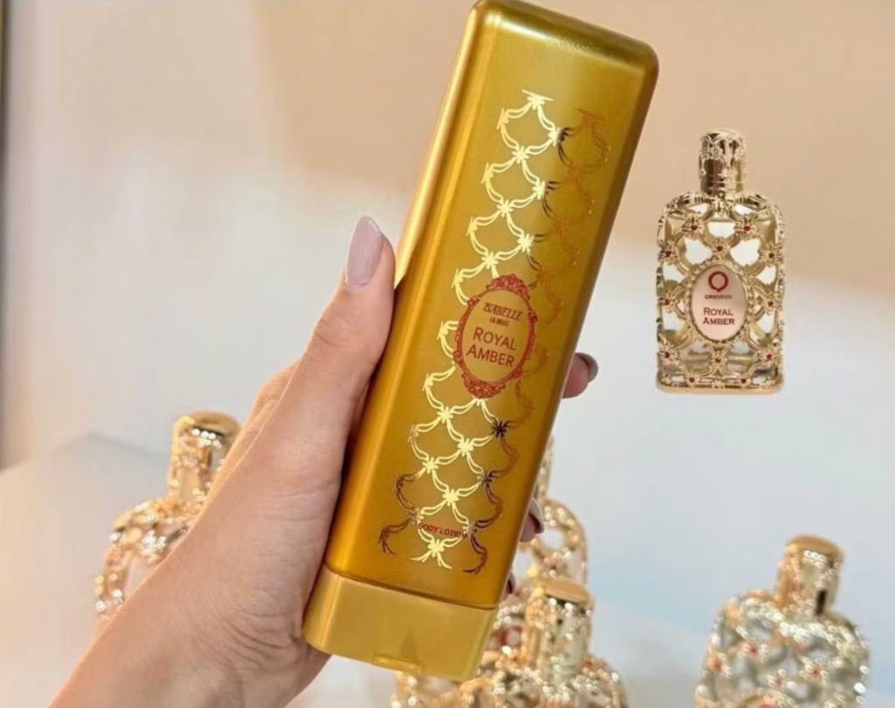 Creme Hidratante Corporal Royal Amber 200ml Isabelle La Belle- Hidratante