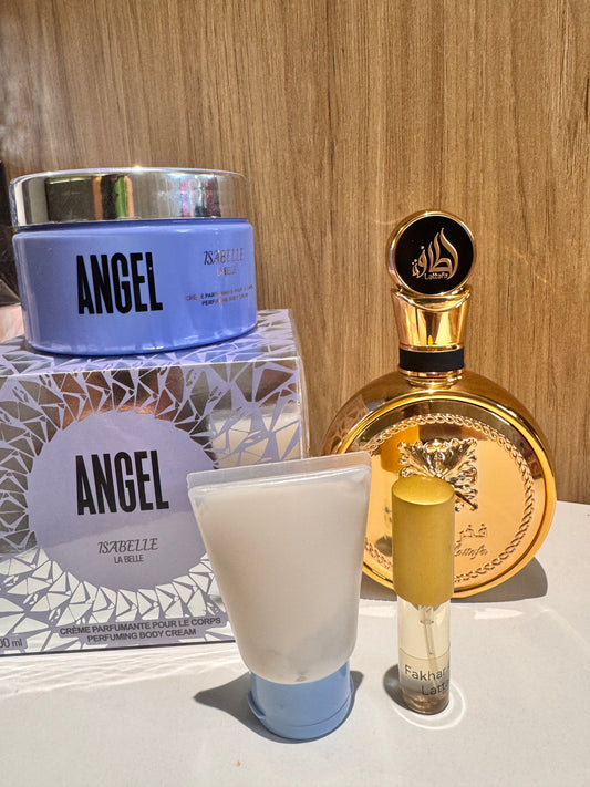COMBO SEDUÇÃO FATAL/ FRACIONADOS 5ml fakhar GOLD e 30ml CREME ANGEL