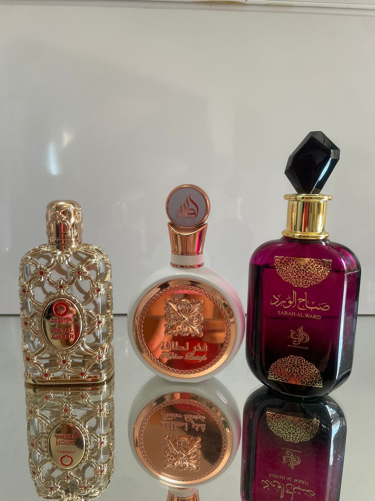 COMBO MAIS PEDIDO DECANT – SABAH + FAKHAR + ROYAL AMBER – EAU DE PARFUM