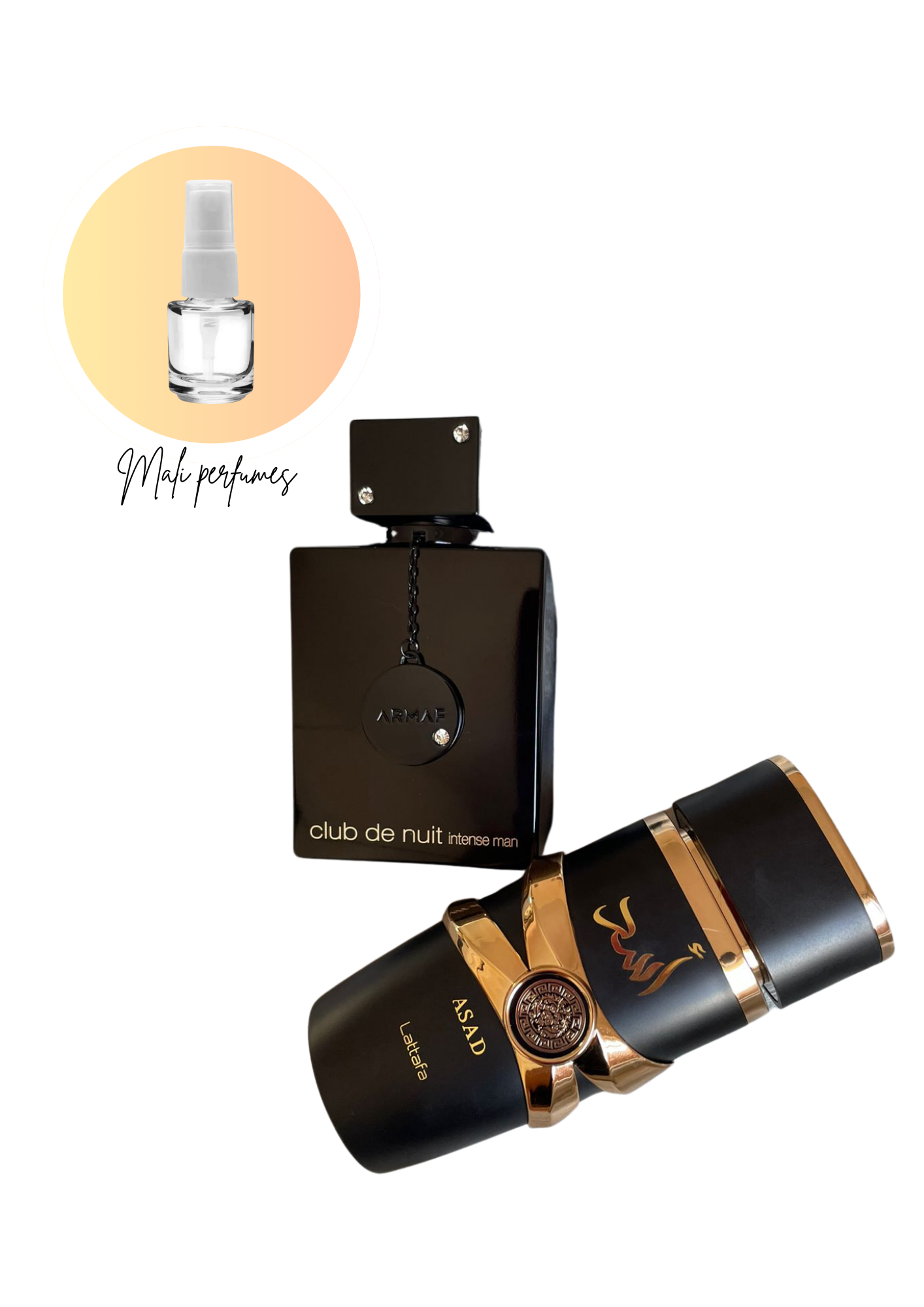 Combo Homem Poderoso- Club de Nuit intense – Asad- Decants