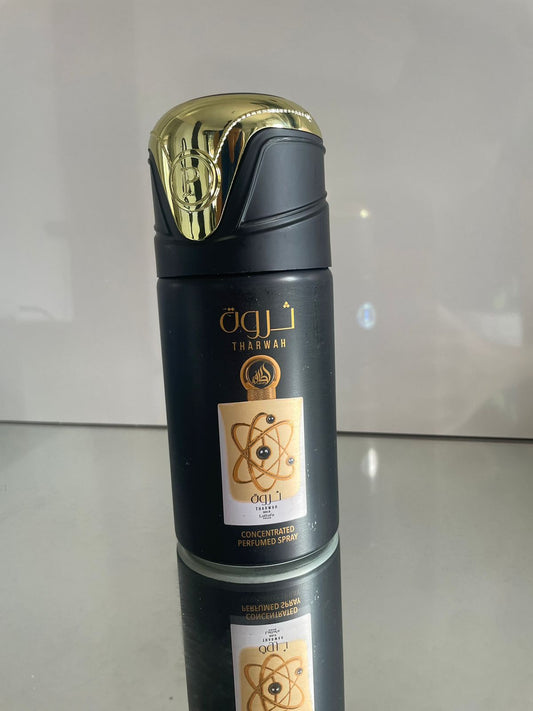 Spray Concentrado Extra Longa Duração Tharwah Gold -250ml – Lattafa