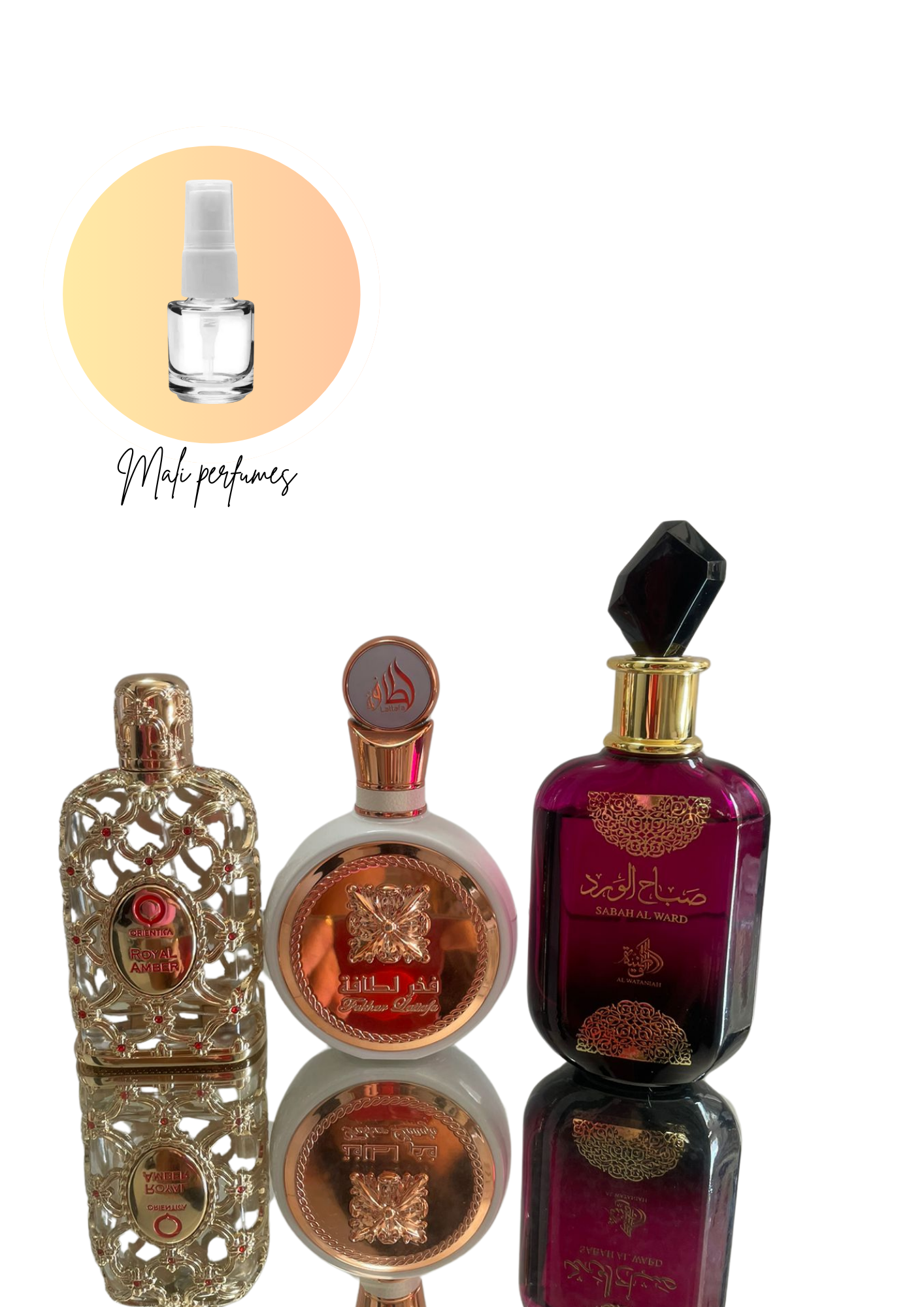 COMBO MAIS PEDIDO DECANT – SABAH + FAKHAR + ROYAL AMBER – EAU DE PARFUM